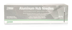 Jeffers Sterile Disposable Needles with Aluminum Hub, 14 ga x 1", Pack of 100 Stainless Steel Needles for Luer Lock or Luer Slip Syringes, Veterinary Supply, Livestock, Pet, Cattle & Equine Use