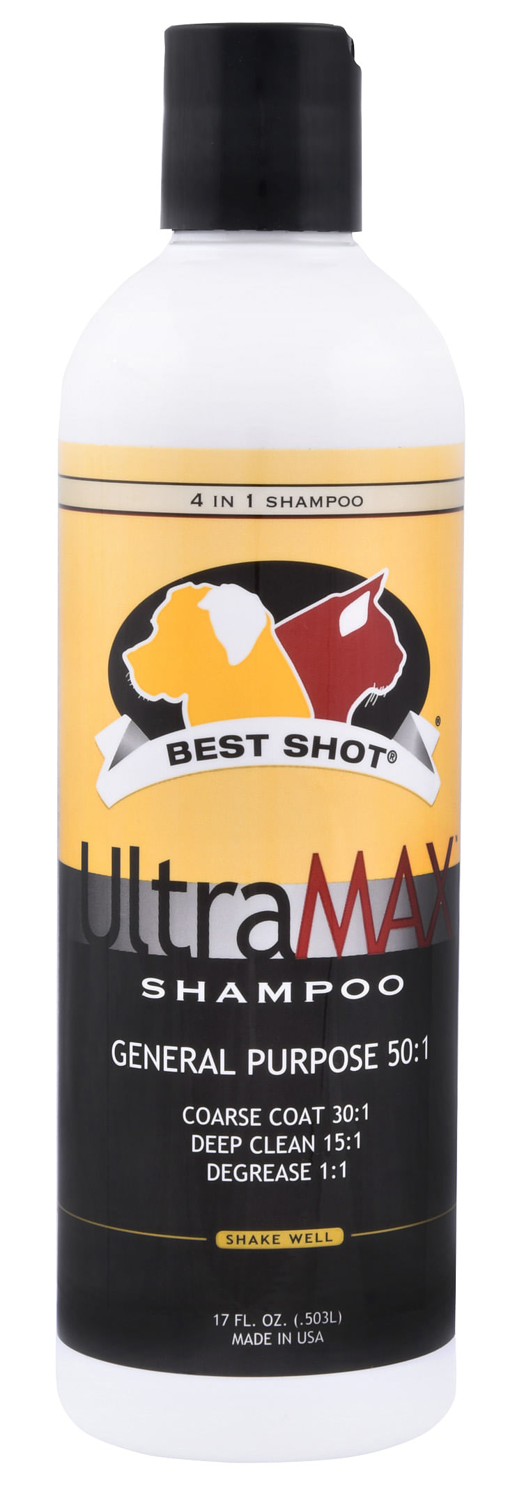 Best Shot UltraMAX Pro "4-in-1" Shampoo, 17 oz