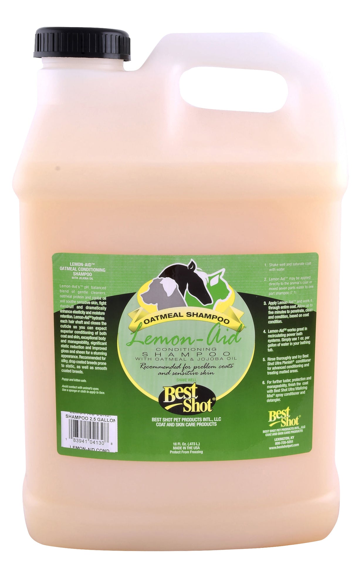 Lemon-Aid Oatmeal Ultra Wash Shampoo, 2.5 gallon