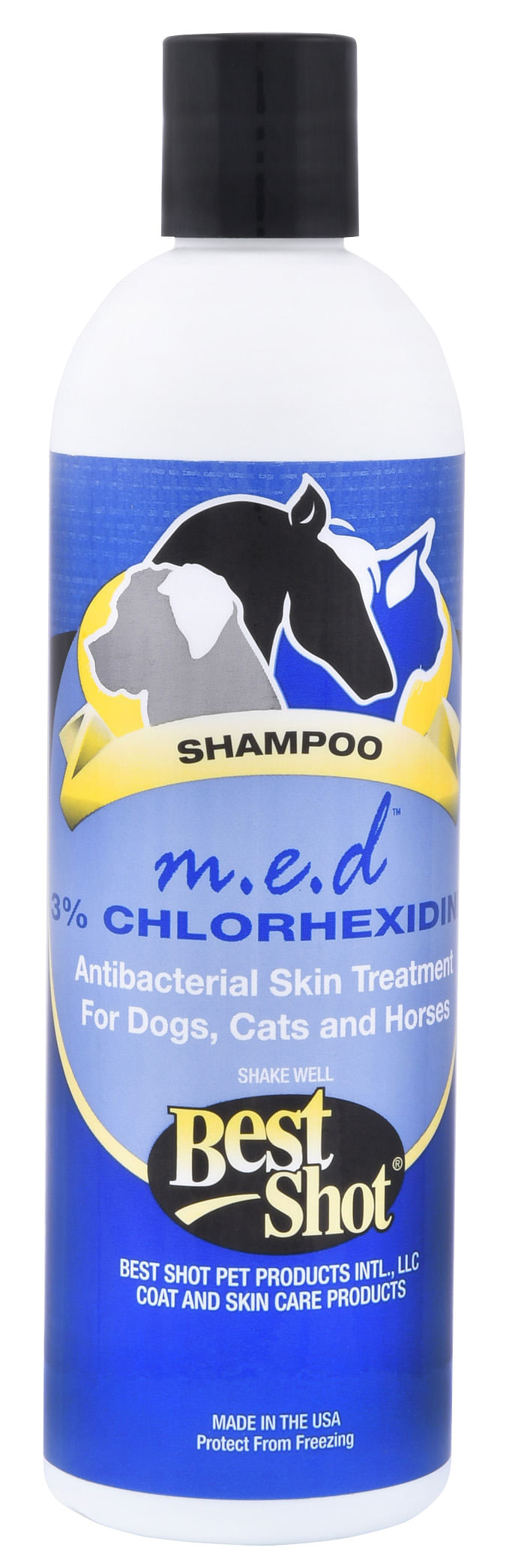 M.E.D. 3% Chlorhexidine Shampoo, 12 oz