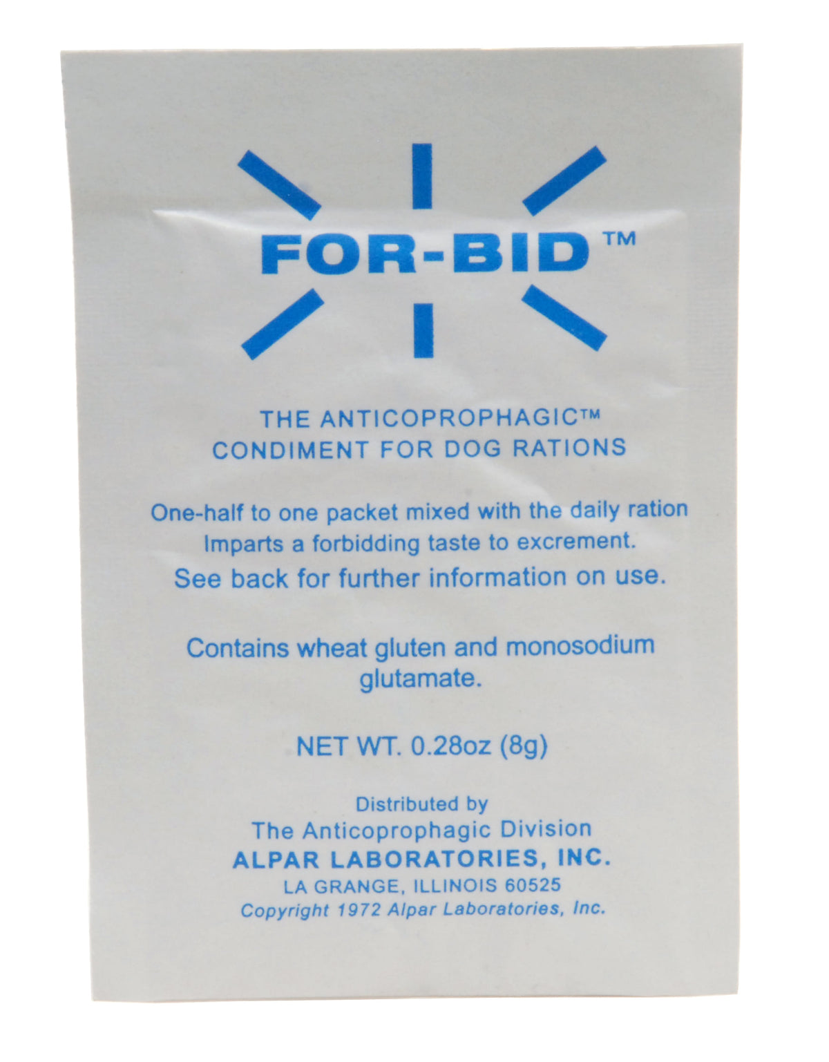 For-bid Anticoprophagic, 8 g