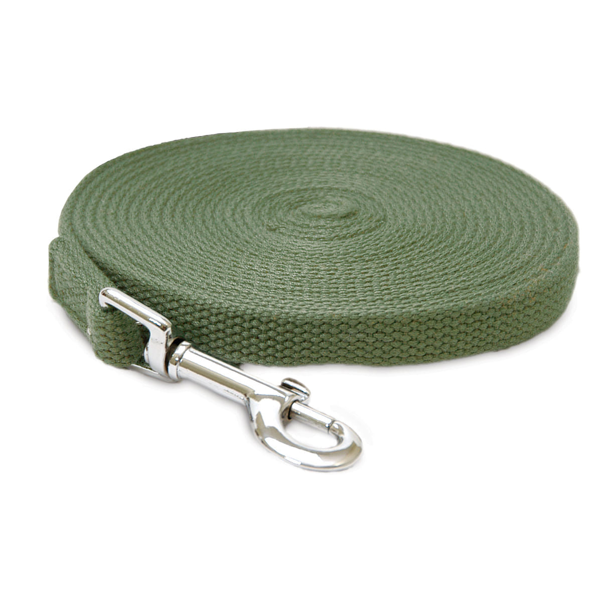 Cotton Web Training Leads 15' Color: Green