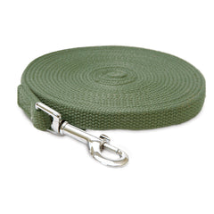Cotton Web Training Leads 15' Color: Green