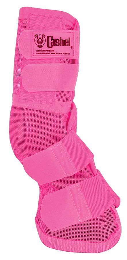 Crusader Leg Guards, set of 2 Color: Breast Cancer Pink Size: Horse