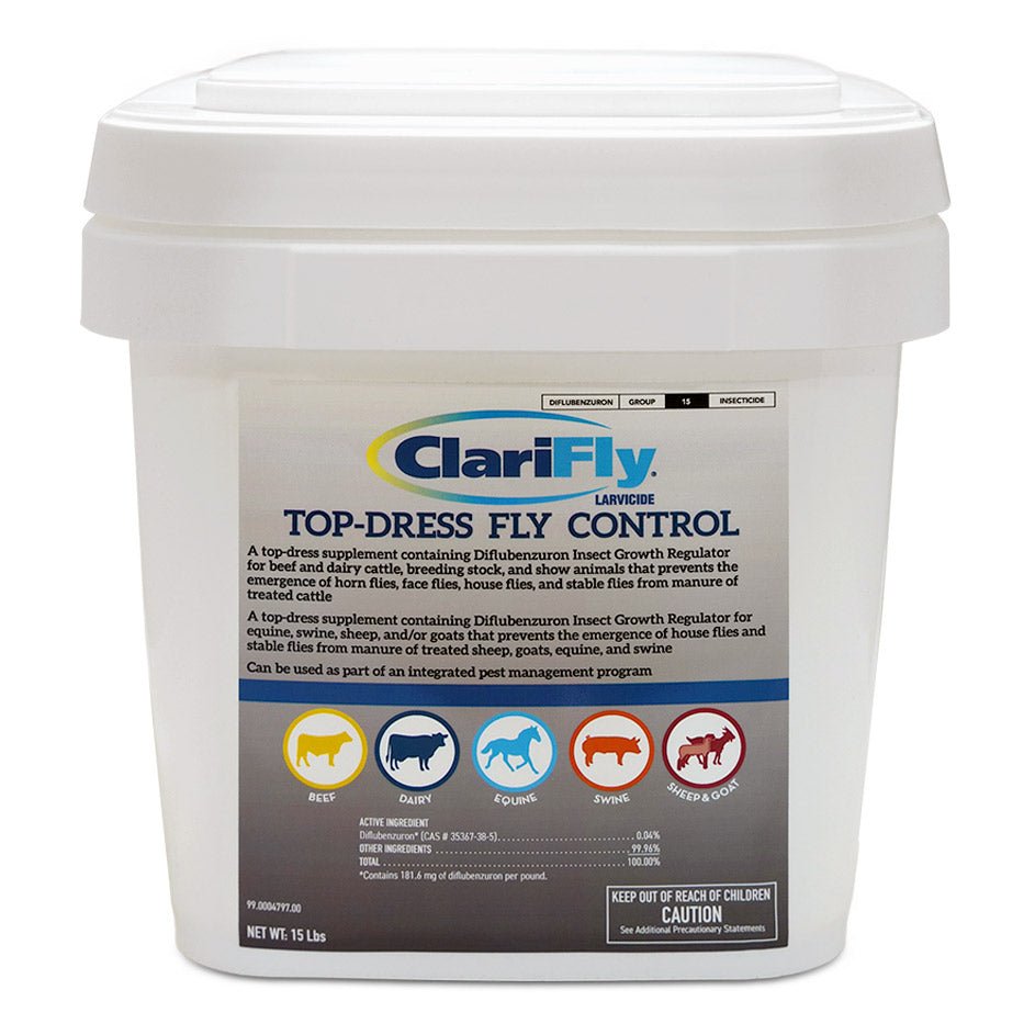 ClariFly Larvicide Top-Dress Fly Control, 15 lb