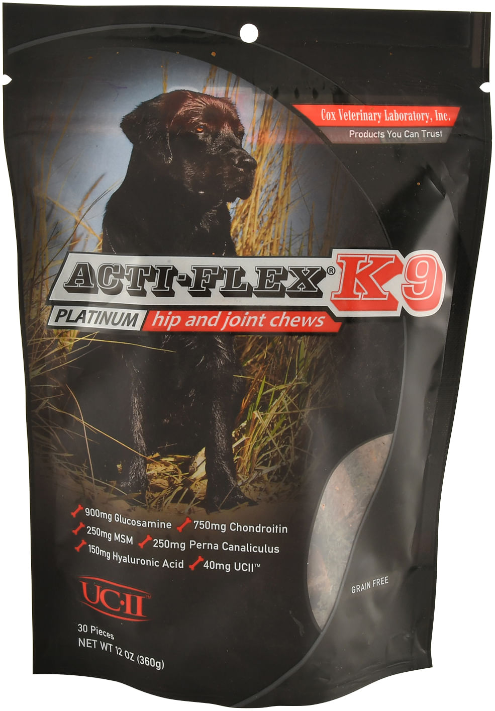 Golosinas masticables Acti-Flex K-9 Platinum para cadera y articulaciones, paquete de 30 unidades