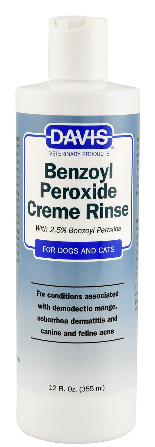Davis Benzoyl Peroxide Crème Rinse Size: 12 oz