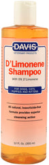 Davis D'Limonene Pet Shampoo 12oz –  Deep Cleaning with Natural Orange Peel Extract