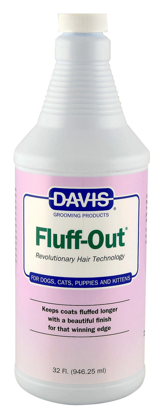 Davis Fluff-Out 32oz - Long-Lasting Volume & Body, Perfect for Dogs & Cats