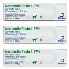 Ivermectin Paste 1.87%, 3ct