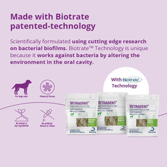 VETRADENT Veggie Dental Chews for Dogs - Small