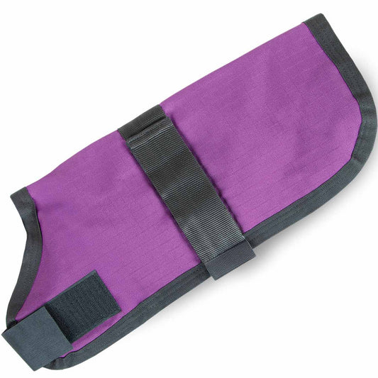 Jeffers Breathe Comfort Ripstop Dog Blanket, Purple / Black, 16" Small - Waterproof, Windproof, Breathable, Durable - Ideal for Outdoor, Indoor, Travel, Machine Washable Insulation