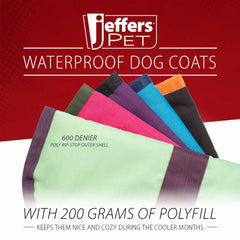 Jeffers Breathe Comfort Ripstop Dog Blanket, Purple / Black, 24" Large - Waterproof, Windproof, Breathable, Durable - Ideal for Outdoor, Indoor, Travel, Machine Washable Insulation