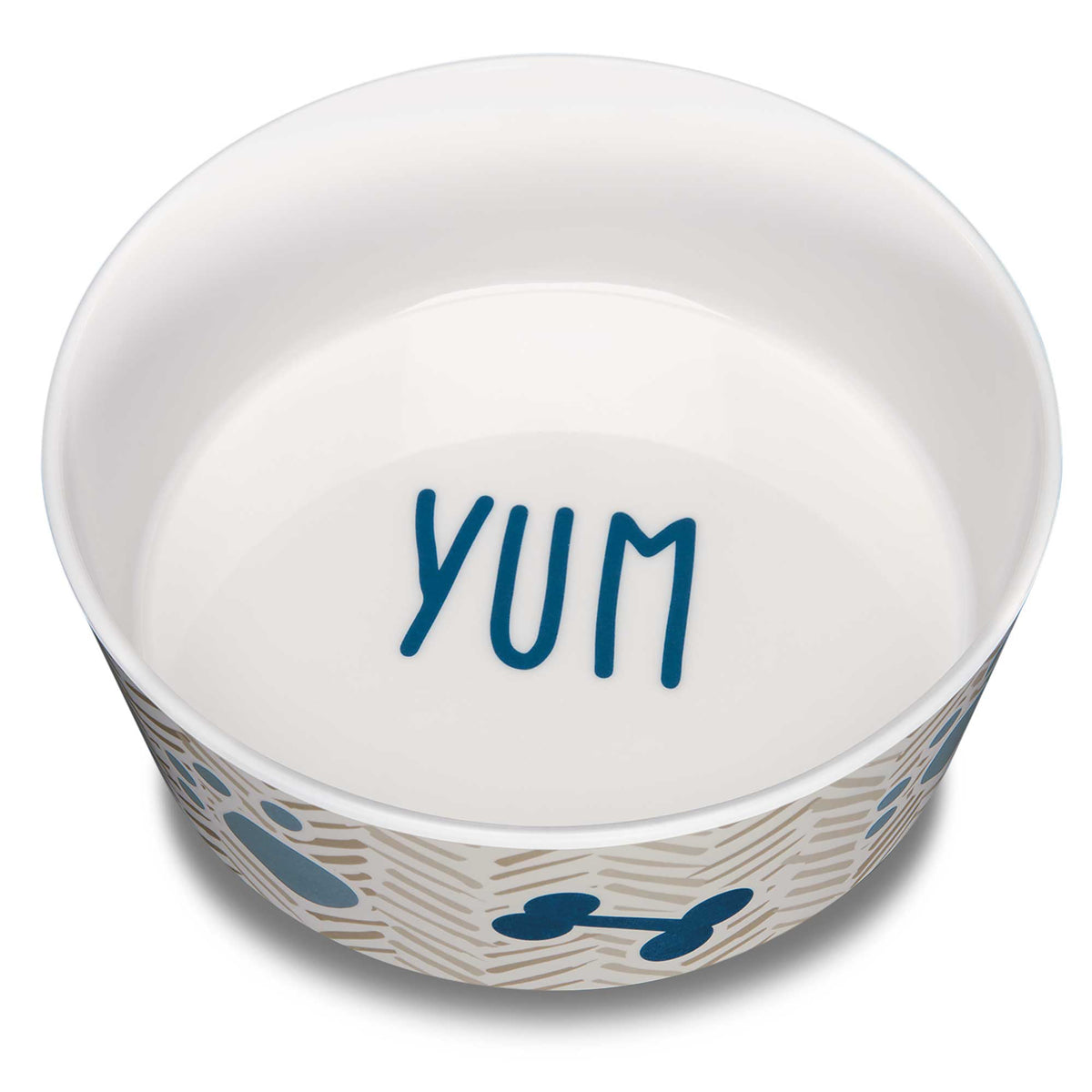 Loving Pets Dolce Moderna Bowl Yum Chevron, 1ea/LG