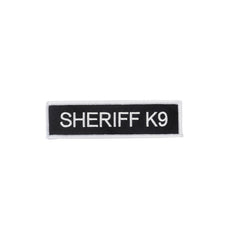Boss Dog Tactical Harness Patch Sheriff K9, 1ea/SM