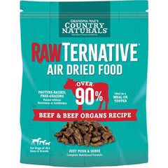 Grandma Mae's Country Naturals RawTernative Air Dried Dry Dog Food Beef & Beef Organs 3lb