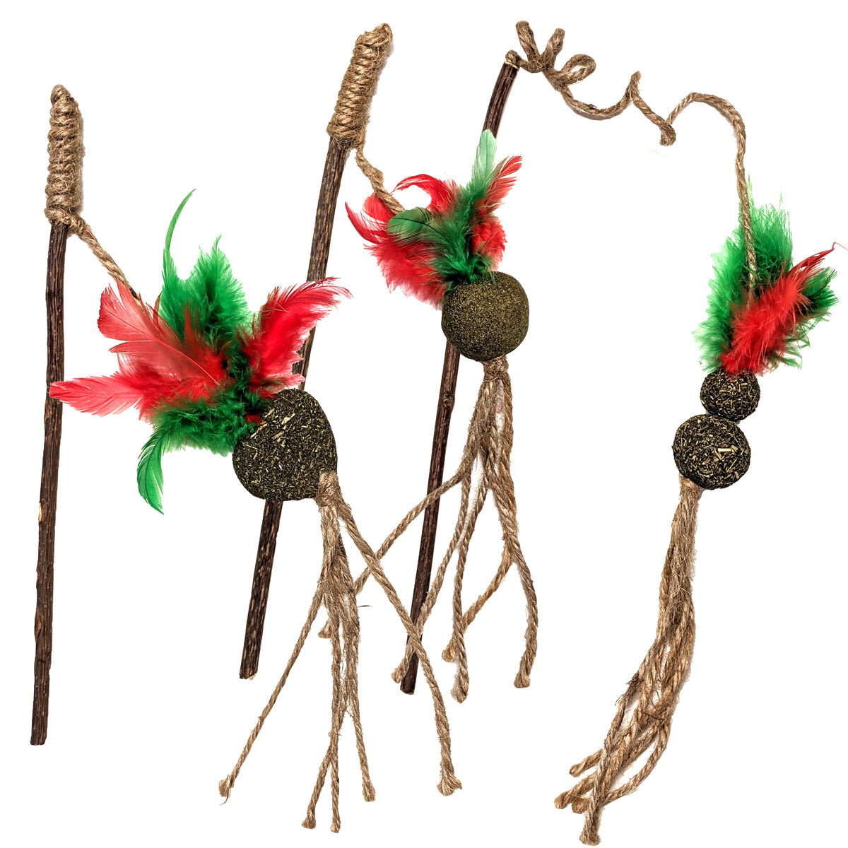 Spot Holiday Silver Vine Cat Teaser Wand (Assorted)