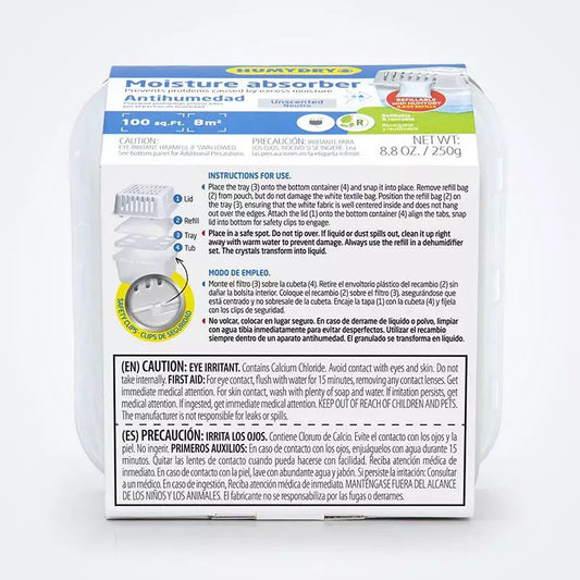 Humydry Compact 8.8oz. Moisture Absorber Device, Unscented