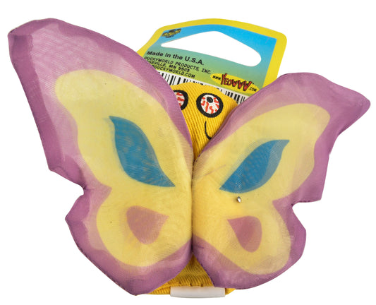 Yeowww! Purple Crinkle Catnip Butterfly