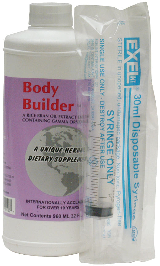 Body Builder, Quart with syringe