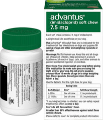 Advantus Soft Chew for Dogs 4-22 lb, 7.5mg, 7 count