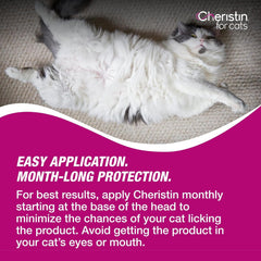 Cheristin Topical Flea Treatment for Cats, 3ct