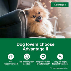Advantage II Dogs 3-10# - 4pk