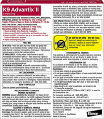 K9 Advantix II, Dogs 21-55 lbs, 2 pack