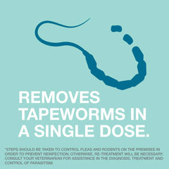 Tapeworm Dewormer for Dogs, 5 tablets