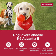 K9 Advantix II, Dogs 4-10 lbs, 6 pack (Updated Weight)
