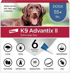 K9 Advantix II, Dogs 55 lbs & Over, 6 pack