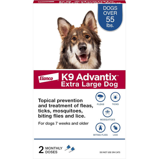 K9 Advantix Extra Large Dog 2pk