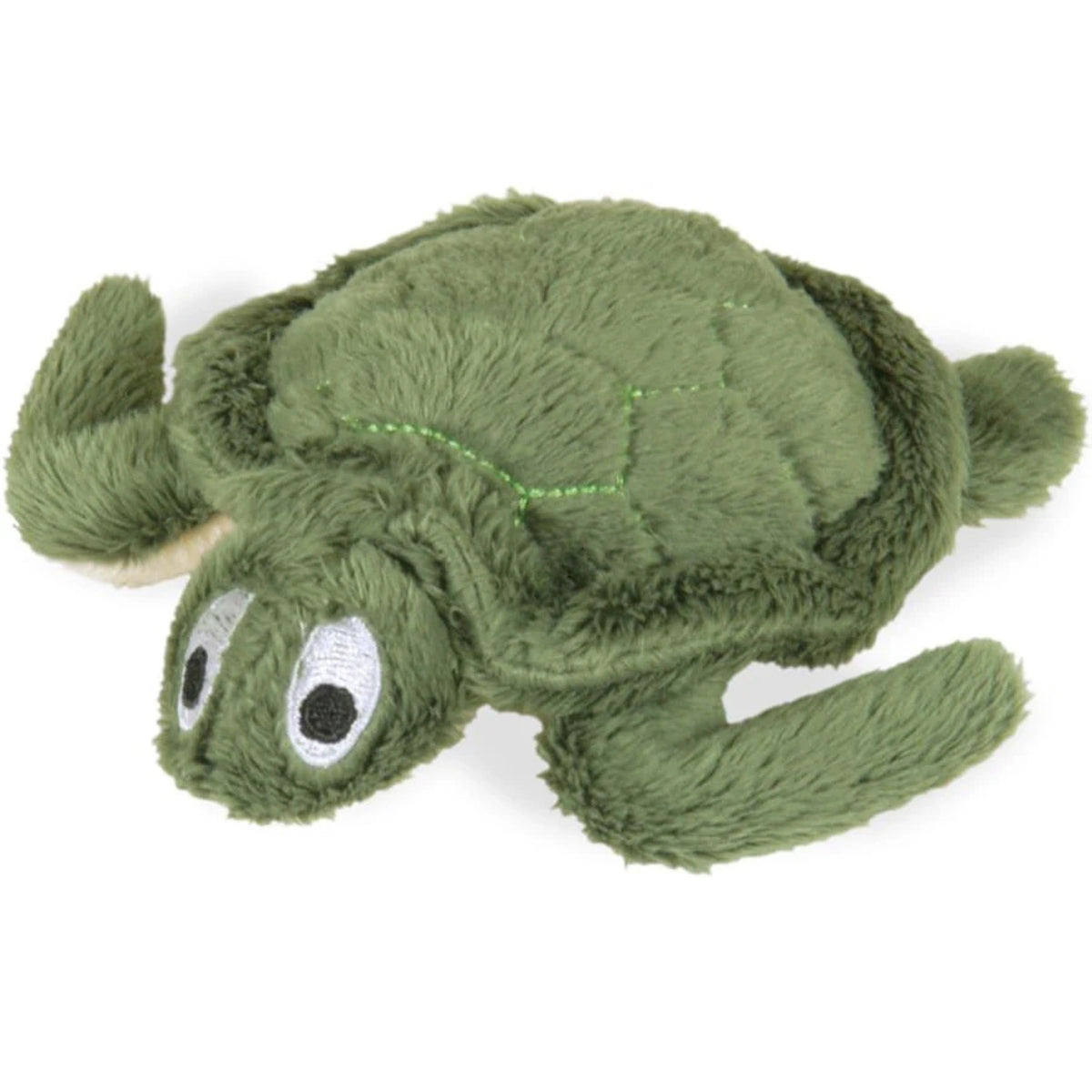 Jeffers Pet Plush Dog Toy with Squeaker, Green Turtle 4.5" - Soft Crinkle Fabric, Safe & Durable, Healthy Fun for Small & Medium Dogs, Interactive Play, Fetch, Tug - Best Gift for Active Games