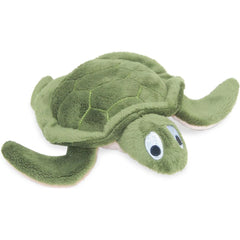 Jeffers Pet Plush Dog Toy with Squeaker, Green Turtle 4.5" - Soft Crinkle Fabric, Safe & Durable, Healthy Fun for Small & Medium Dogs, Interactive Play, Fetch, Tug - Best Gift for Active Games