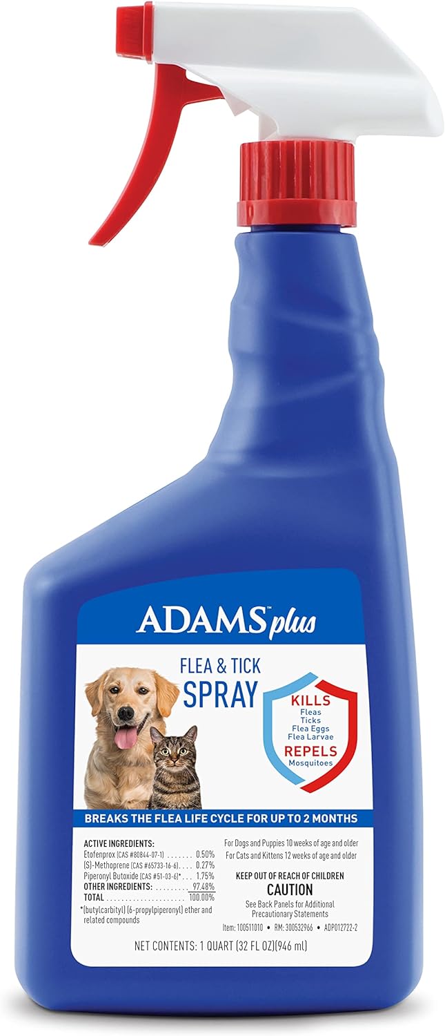 **Adams Plus F&T Spray 32oz