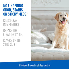 ADAMS Flea & Tick Carpet & Home Spray, 7-Month Flea Protection, Treats Up to 2K Sq Ft, 16 oz
