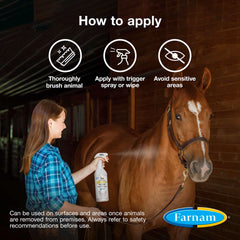 Bronco e Equine Fly Spray plus Citronella Scent, quart