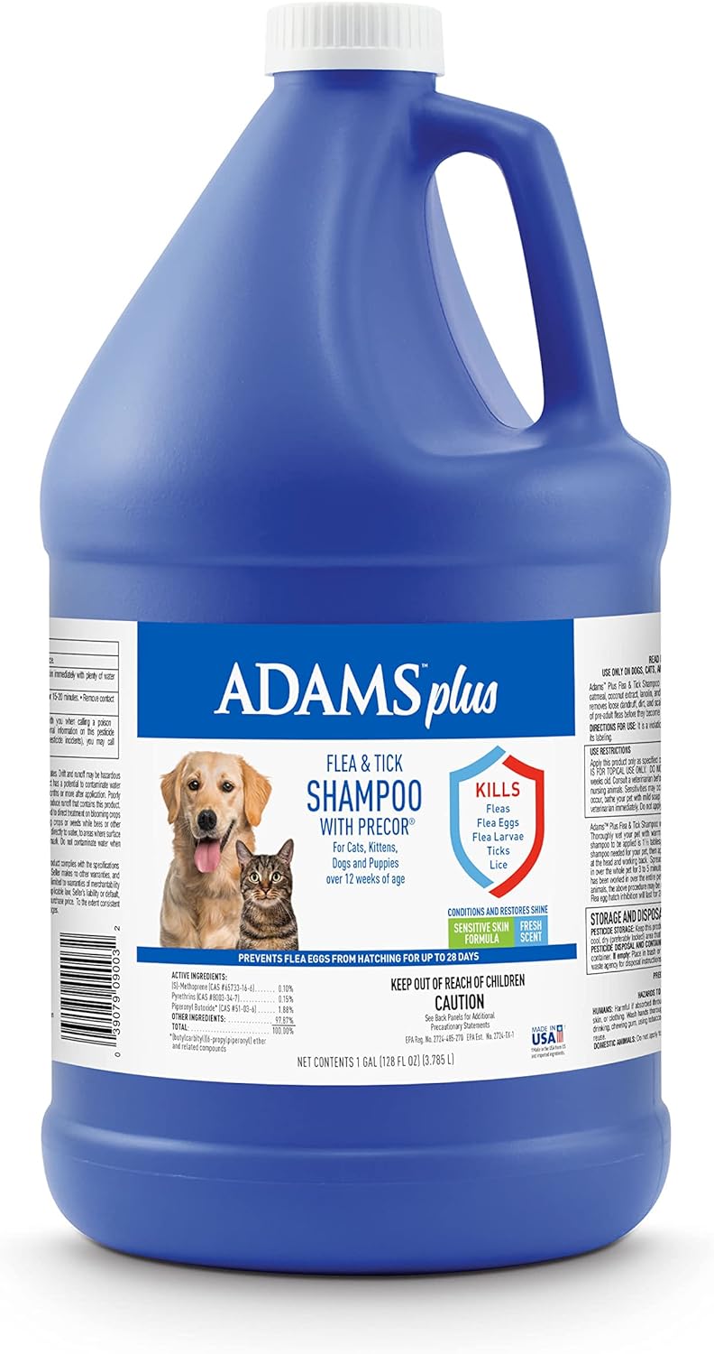 Adams F&T Cleansing Shampoo 12oz