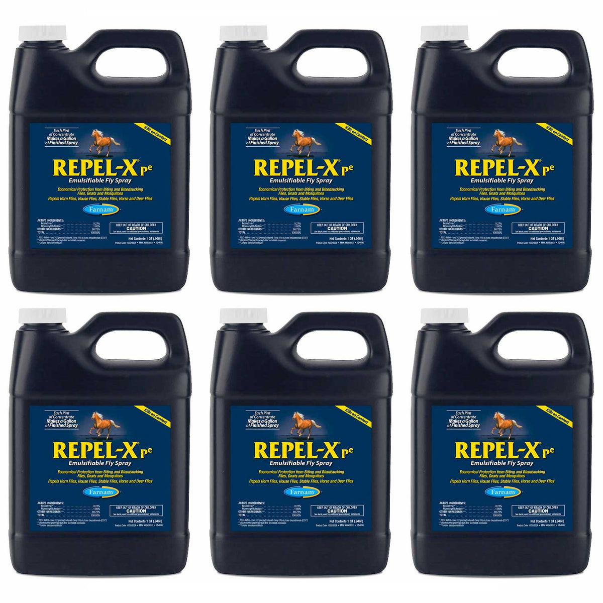 Repel-X p(e) Emulsifiable Fly Spray, 32 oz - 6 pack