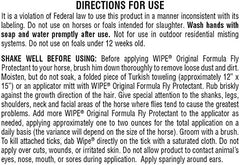 ** Wipe Fly Protectant, gallon