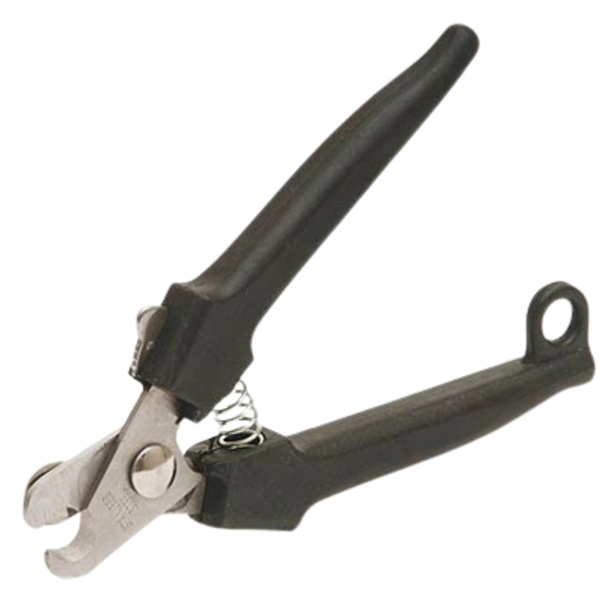 Jeffers Pet Nail Clippers – Small Thin Blade, Plier Style Grooming Tool for Dogs & Cats, Stainless Steel Trimmer with Stopper Tap Screw, Spring Loaded Handle, Professional Pet Nail Clipper, Black