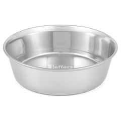 Jeffers Pet Heavy Weight Stainless Steel Pet Bowls for Dogs & Cats, 30 oz – Durable Food & Water Dish, Non Slip, Rust Resistant, Dishwasher Safe Feeding Bowl for Home, Travel, Indoor & Outdoor