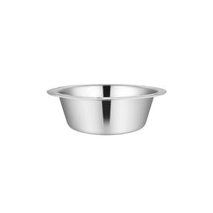 Jeffers Pet Stainless Steel Embossed Wide Lip Pet Bowls for Dog & Cat – Rust Resistant, Non Tip Rubber Base, Durable Food & Water Bowls, Dishwasher Safe, Odor Free, Home Travel Camping  -1 Pint
