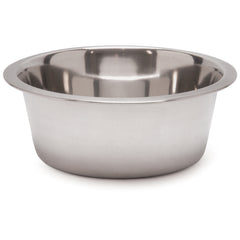 Jeffers Pet Standard Stainless Steel Bowls for Dogs, Cats, Puppies, Kittens, Food and Water, Durable Pet Feeding Dish, Travel, Camping, Indoor Outdoor Use, Dishwasher Safe Pet Accessories - 1 Quart