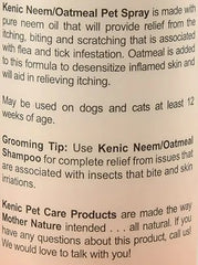Kenic Neem/Oatmeal Spray GL
