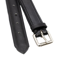 Jeffers Premium Padded Black Leather Dog Collar, 1" x 26"– Nickel Plated Buckle, Comfortable Pet Collar, Walking, Training, Leash Attachment, Safe, Stylish, Cute Gift for Dogs, Everyday Use