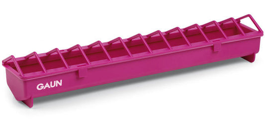 Comedero de plástico para pollitos de 16 pulgadas, color fucsia
