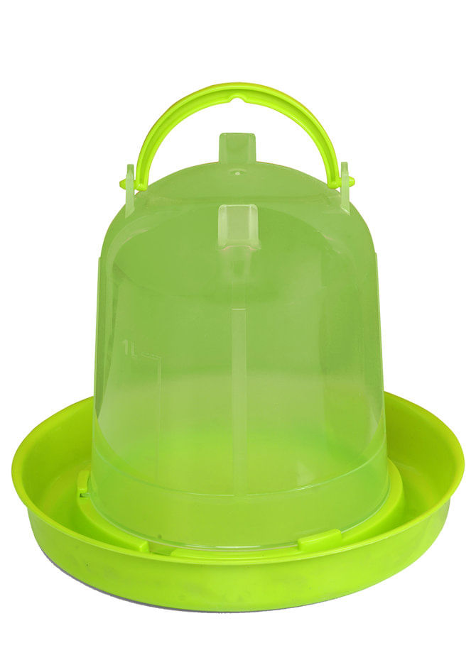 1.5 Liter Economy Plastic Poultry Waterer Color: Lime Green