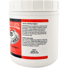 Jeffers Equine Get-A-Way Feed Additive Powder – Natural Garlic & Thiamine Supplement for Horses, Supports Comfort and Well-Being – 10lb