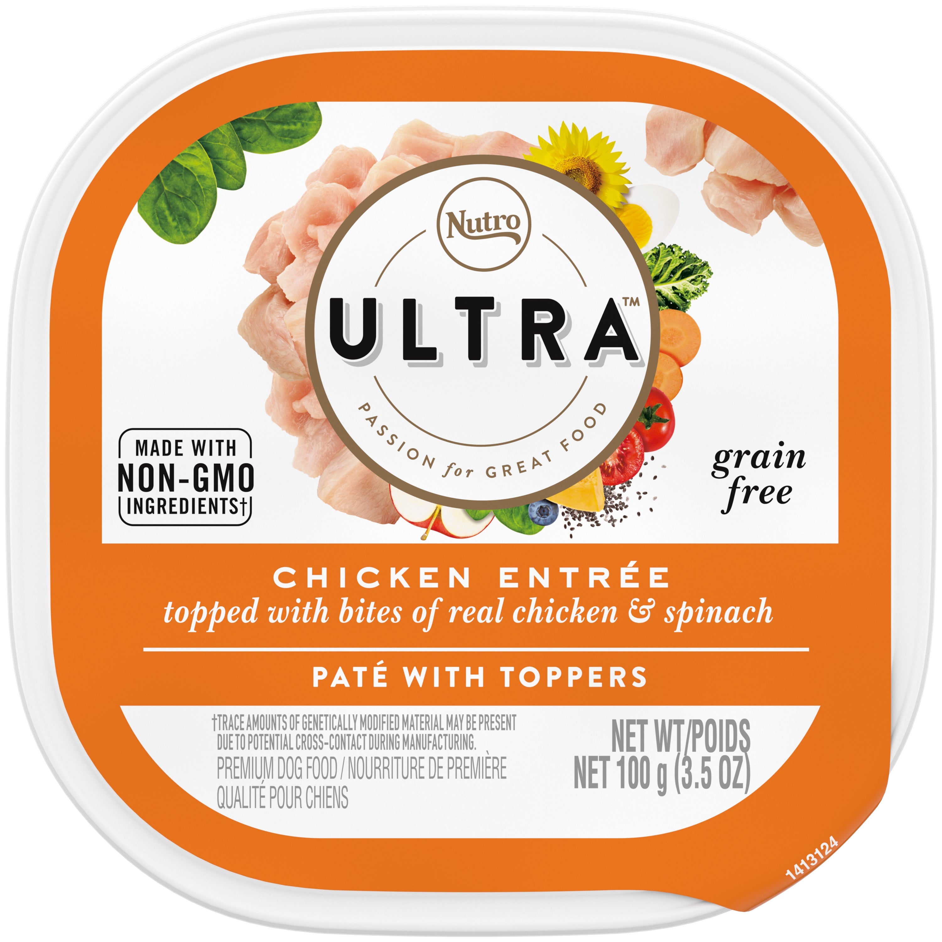 Nutro Products Protein Boost Chicken Pate Dog Food 24Ea/3.5 Oz  24 Pk